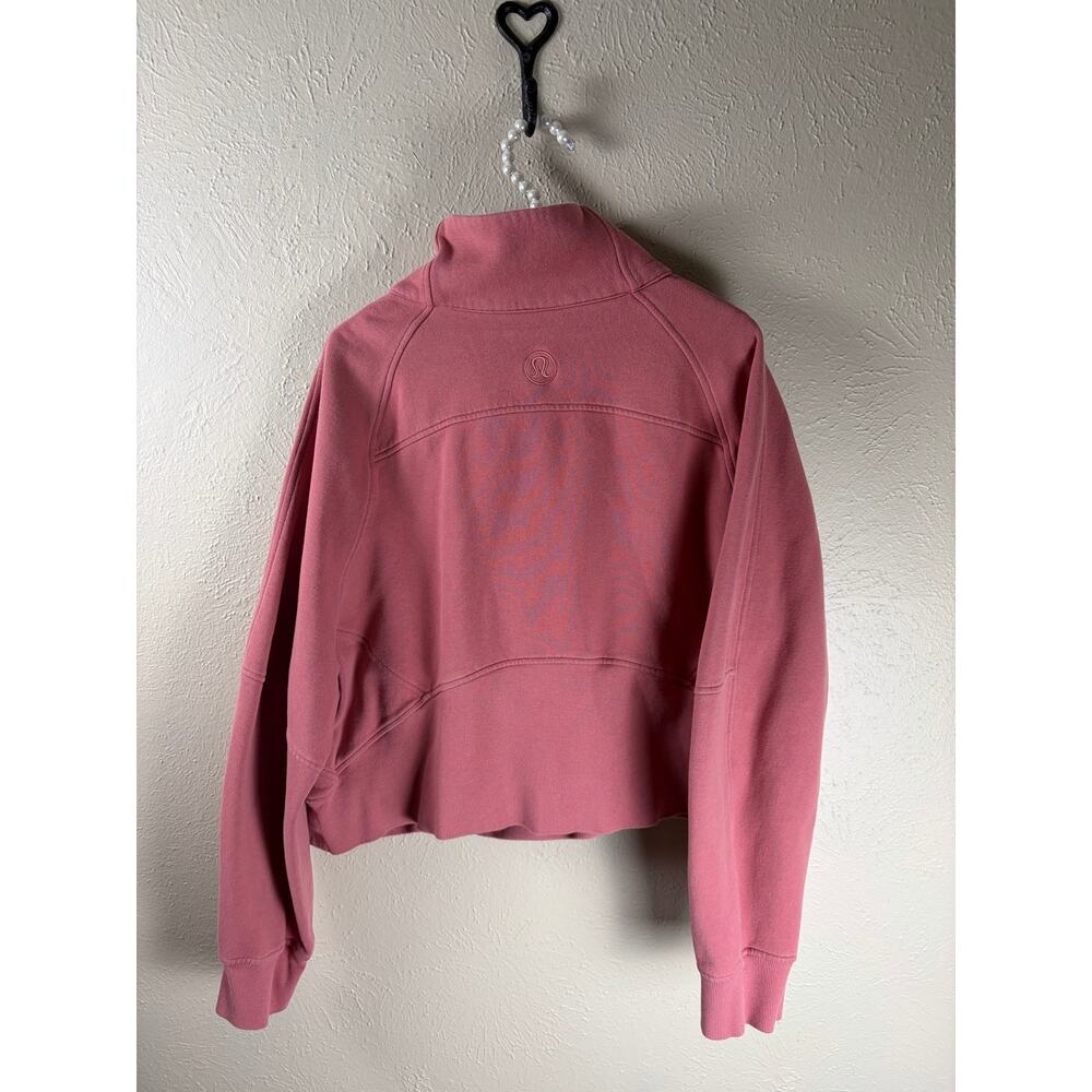 Lululemon Scuba Size XL/XXL Brier Rose Oversized Funnel High Neck Half Zip Comfy - Picture 7 of 10